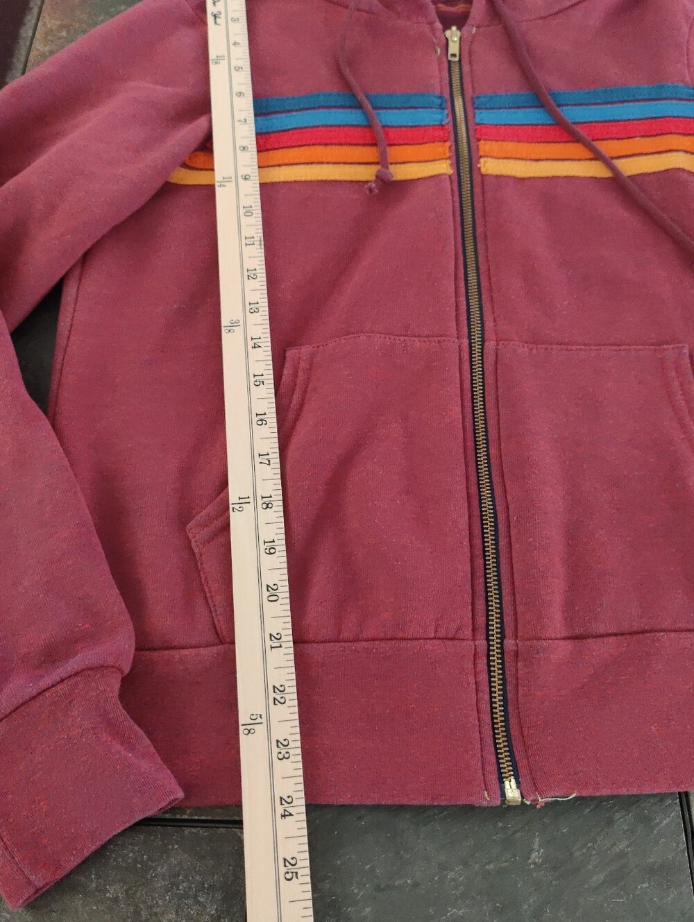 Aviator Nation 5 stripe hoodie Size small - Picture 11 of 14